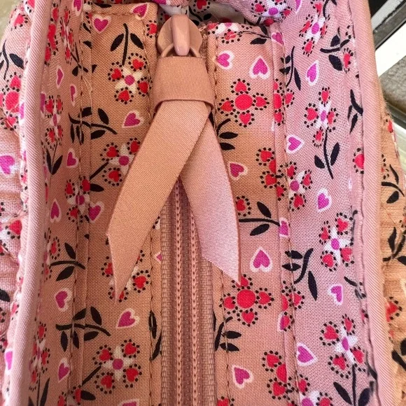 Vera Bradley Large Vera Tote in Sweethearts and Flowers - Picture 8 of 10